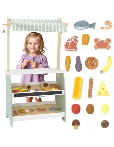 Warenstand – Holz-Marktstand für Kinder von Viga