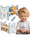 VIGA PolarB Wooden Montessori Hammer Bench