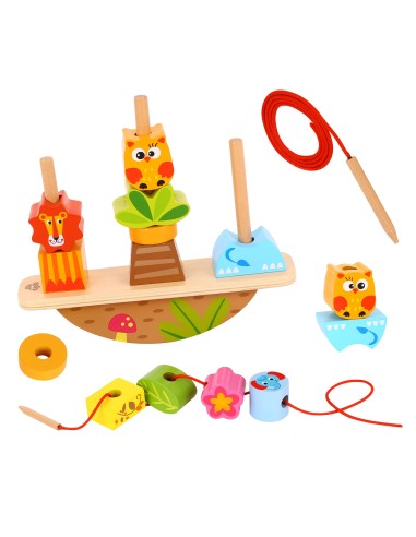 Balancierende Tiere mit Aufreihen von Tooky Toy – Entwicklung & Spiel