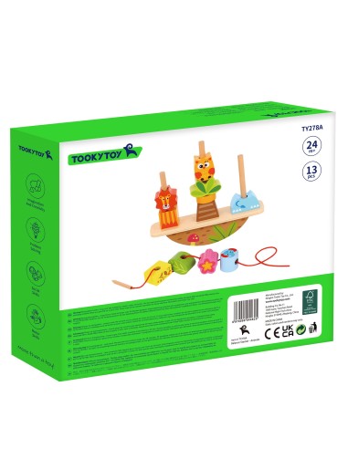 Balancierende Tiere mit Aufreihen von Tooky Toy – Entwicklung & Spiel