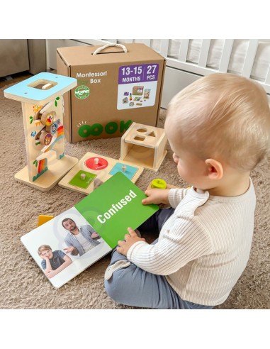 Montessori Box 6in1 WOOPIE - Wooden Educational Set for Toddlers