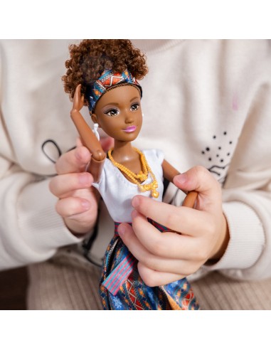 Lalka Lili Woopie – elegancka lalka z suknią, ruchoma i kreatywna zabawka