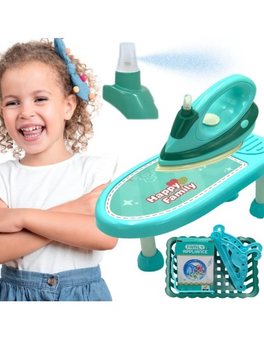 WOOPE 2-in-1 Ironing Set: Board, Iron + Basket 6 pcs.