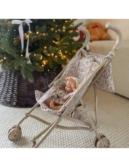 Leopard Print Doll Stroller – Stylish and Lightweight Woopie