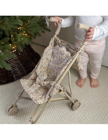Leopard Print Doll Stroller – Stylish and Lightweight Woopie