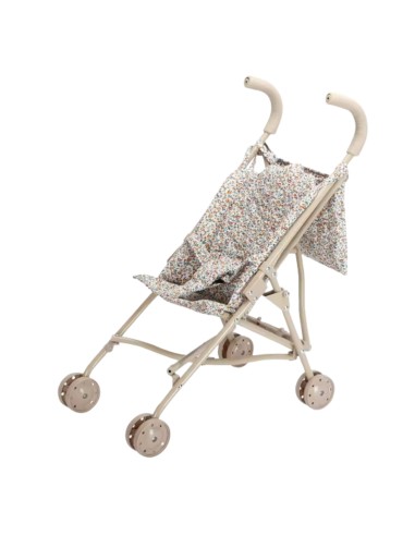 Leopard Print Doll Stroller – Stylish and Lightweight Woopie