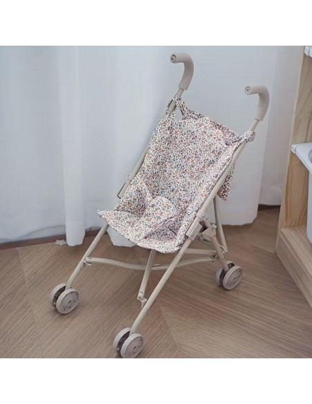Puppen-Spacerwagen im Leopardenmuster – stilvoll und leicht Woopie