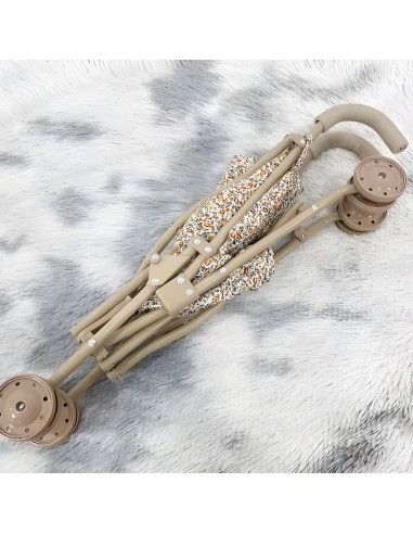 Puppen-Spacerwagen im Leopardenmuster – stilvoll und leicht Woopie
