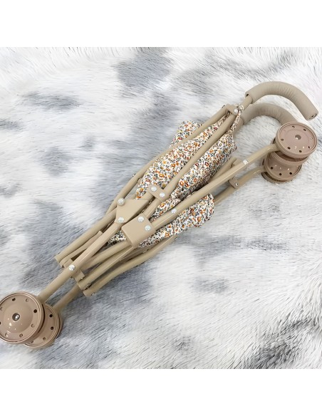 Leopard Print Doll Stroller – Stylish and Lightweight Woopie