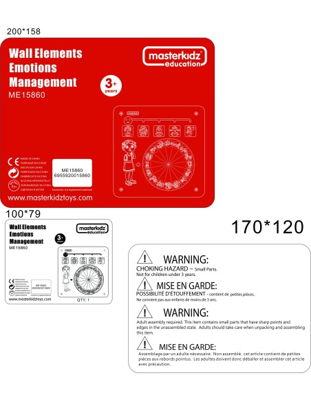 MASTERKIDZ Educational Board - Learning and Managing Emotions