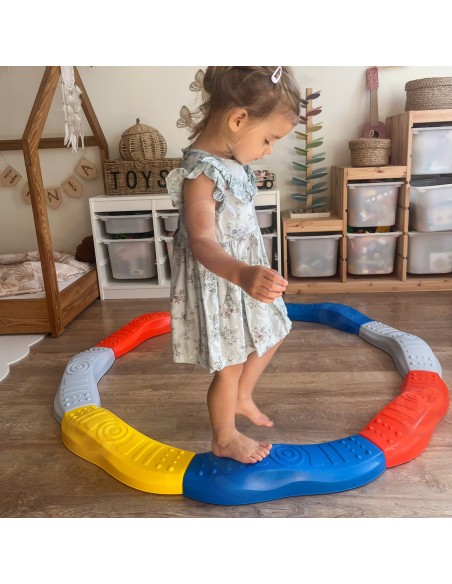 WOOPO Modular Balance Beam Track Sensory Path Circle