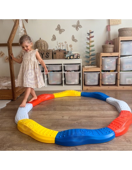WOOPO Modular Balance Beam Track Sensory Path Circle