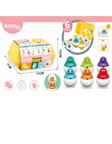 WOOPO Montessori Chick Egg Sorter Puzzle 6 pcs - Toy