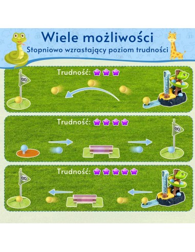 WOOPIE Mini Golf SNAKE GOLF - Arcade Game for Kids