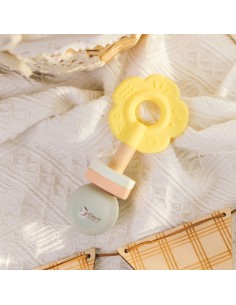 CLASSIC WORLD Drewniana Kwiecista Grzechotka 2