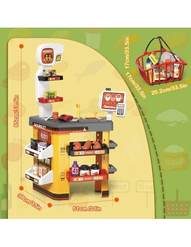 WOOPE Interactive Supermarket for Children - Toy Accessories