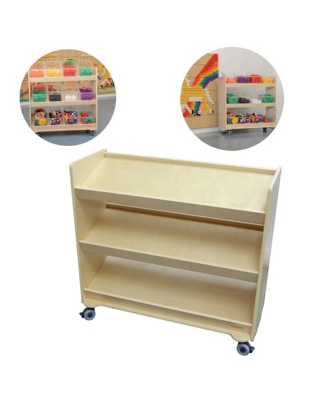 MASTERKIDZ lentyna ant ratukų - 3 lentynos STEM lentai 800x800