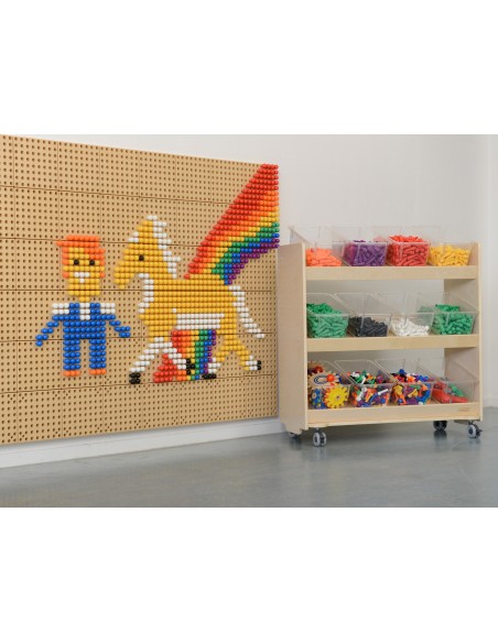 MASTERKIDZ lentyna ant ratukų - 3 lentynos STEM lentai 800x800
