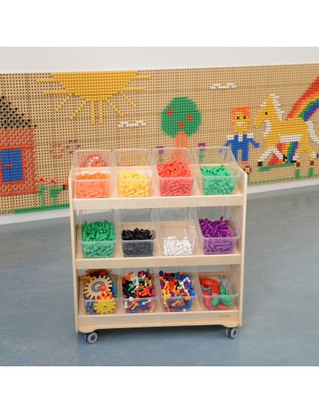 MASTERKIDZ lentyna ant ratukų - 3 lentynos STEM lentai 800x800