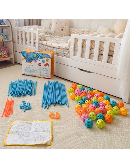 WOOPIE Construction Set XXL - 340-piece Tent Blocks