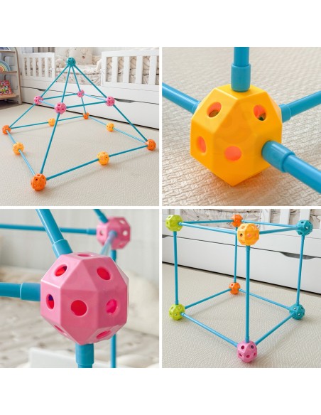 WOOPIE Construction Set XXL - 340-piece Tent Blocks