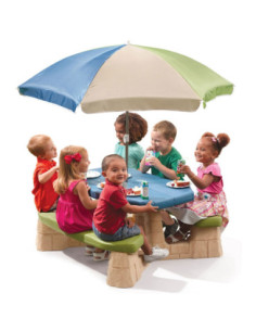 STEP2 Stół Piknikowy z Parasolem 2
