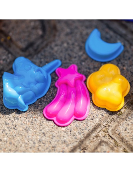 WOOPIE Kinetiksand 0,6 kg Set Einhorn mit Formen