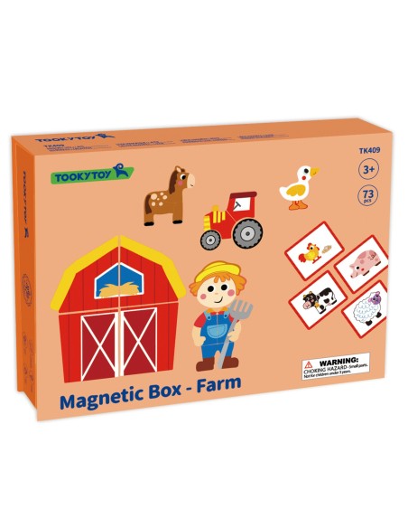 TOOKY TOY Magnetic Farm Puzzle - Educational Puzzles for Children