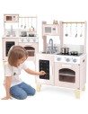 Viga – Interaktive Holzküche PolarB mit Zubehör für Kinder