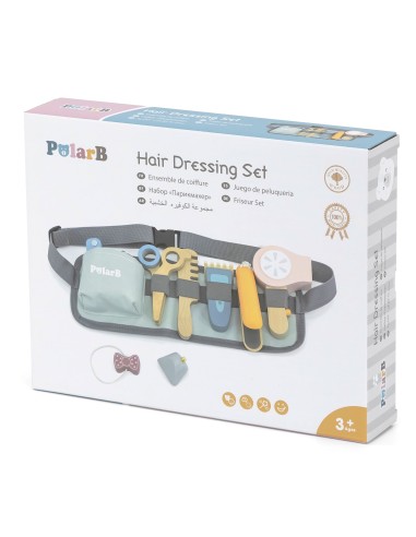 VIGA PolarB Wooden Hairdressing Set with Tools for Children