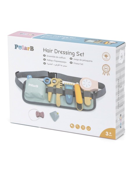 VIGA PolarB Wooden Hairdressing Set with Tools for Children