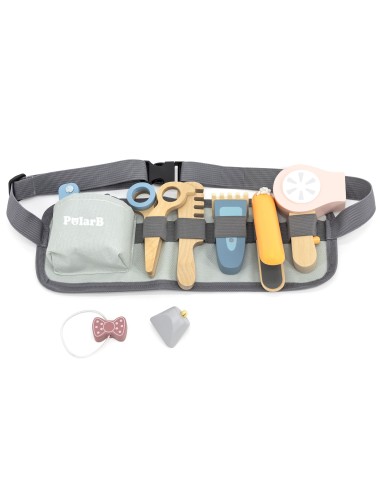 VIGA PolarB Wooden Hairdressing Set with Tools for Children