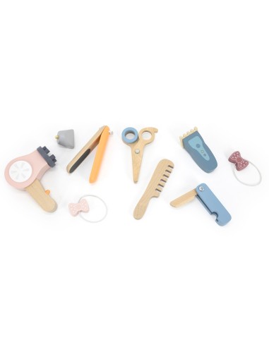 VIGA PolarB Wooden Hairdressing Set with Tools for Children