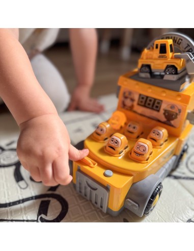 WOOPO Gra Zręcznościowa Uderz Młotkiem Wbijak Plac Budowy