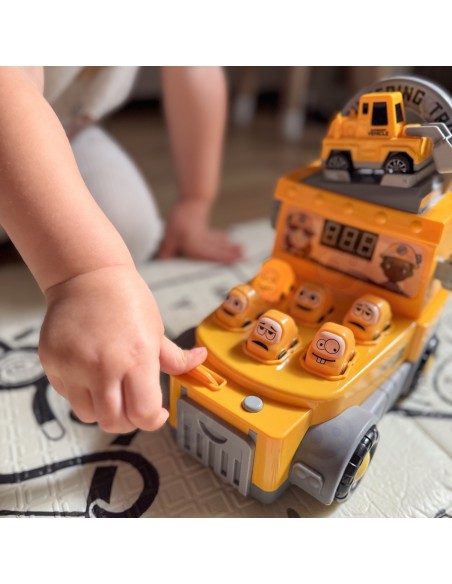 WOOPO Gra Zręcznościowa Uderz Młotkiem Wbijak Plac Budowy