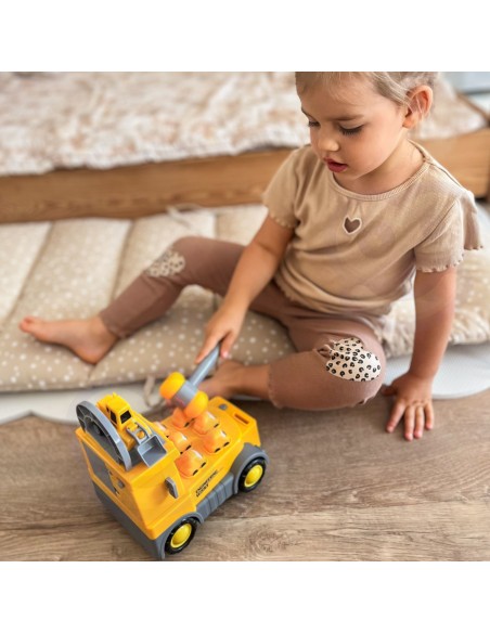 WOOPO Gra Zręcznościowa Uderz Młotkiem Wbijak Plac Budowy