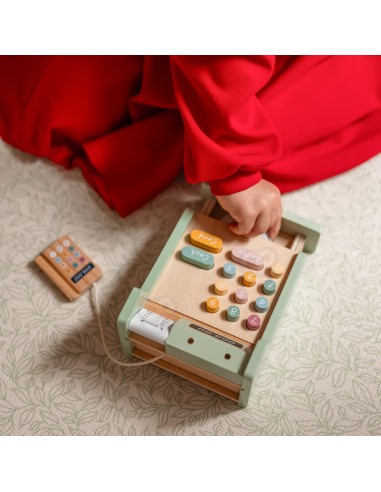 Holz-Kassen-Laden Woopie – Lernspielzeug für Kinder