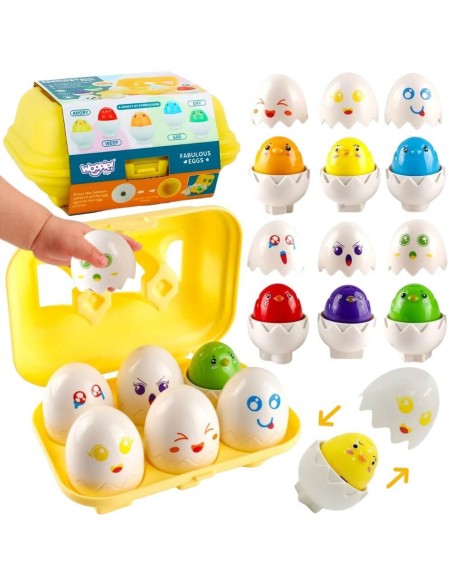 Montessori Fun Egg Sorter Puzzle 6 pcs
