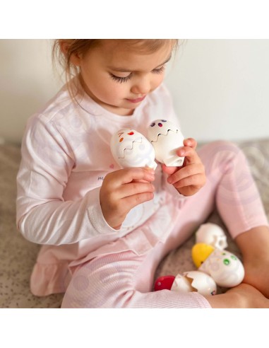 Układanka Sorter Montessori Wesołe Kurczaczki Jajka 6szt