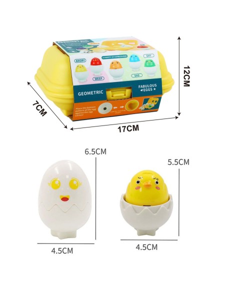 Montessori Fun Egg Sorter Puzzle 6 pcs