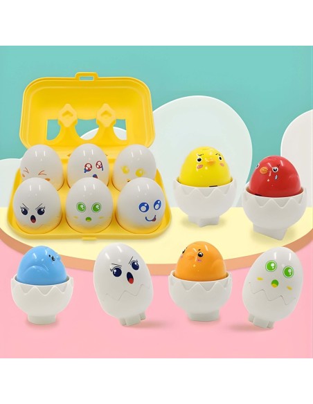 Montessori Fun Egg Sorter Puzzle 6 pcs