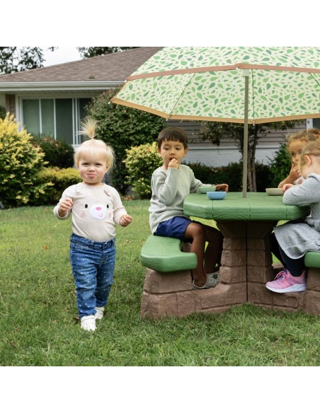 STEP2 Picnic Table with Umbrella - Perfect for Any Party