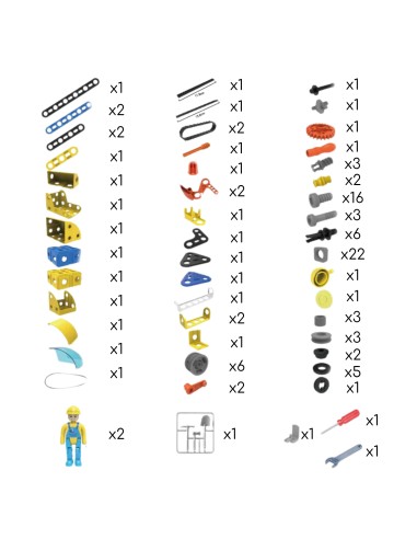 Build Your Own Construction Vehicles 6-in-1 STEAM Woopie Construction Set