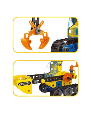 Build Your Own Construction Vehicles 6-in-1 STEAM Woopie Construction Set