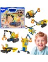 Build Your Own Construction Vehicles 6-in-1 STEAM Woopie Construction Set