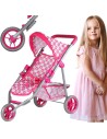 WOOPIE ROYAL Pink Heart Tricycle Doll Stroller