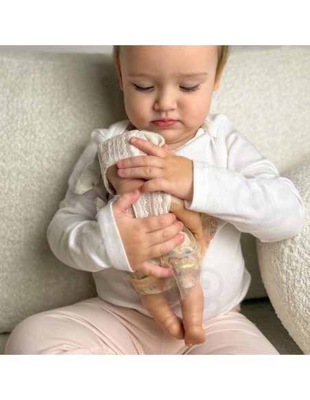 Triušio lėlė-kūdikis 24 cm WOOPIE – minkšta lėlė