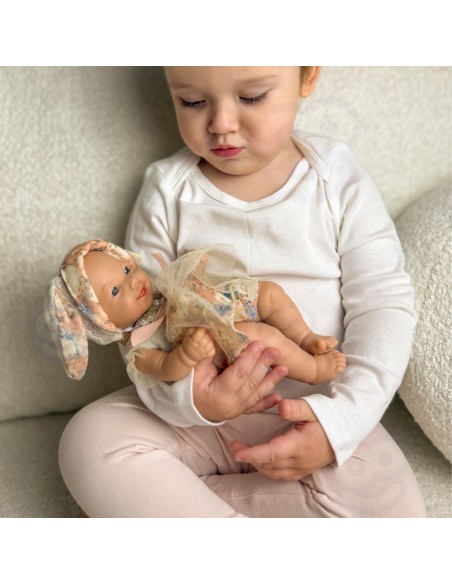 Triušio lėlė-kūdikis 24 cm WOOPIE – minkšta lėlė