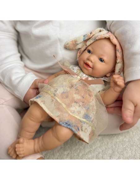 Triušio lėlė-kūdikis 24 cm WOOPIE – minkšta lėlė