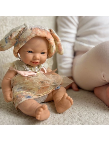 Triušio lėlė-kūdikis 24 cm WOOPIE – minkšta lėlė